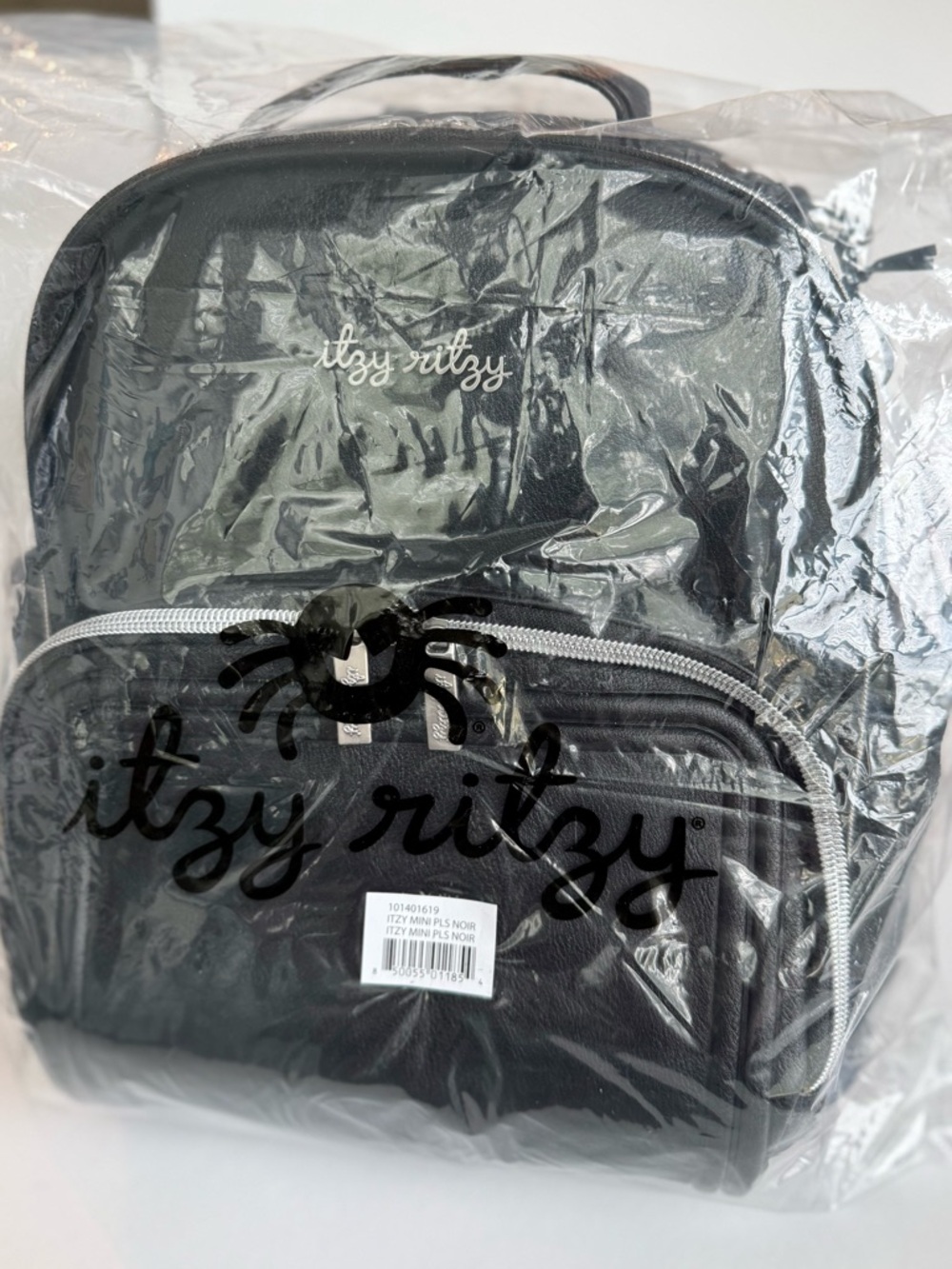 Itzy Ritzy Mini Plus Diaper Bag Backpack Black Noir -Never Used!  New w/ Tags! - Picture 8 of 10